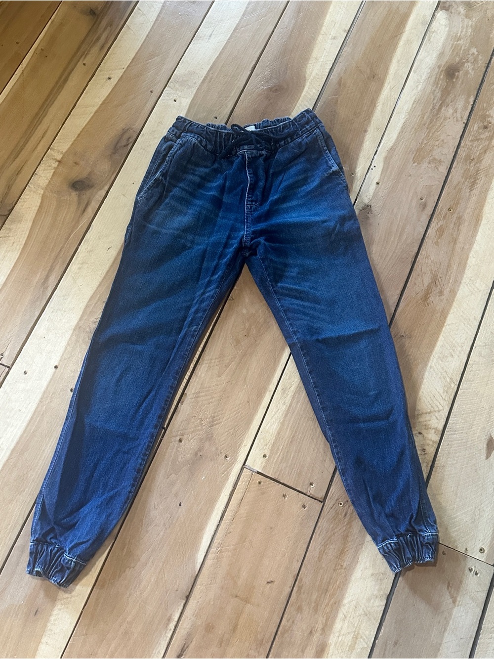 Hollister Indigo Elastic Waist Ankle Jeans